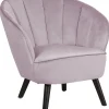 Sessel Samtstoff Rosa Dala