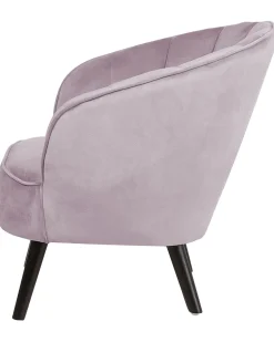 Sessel Samtstoff Rosa Dala