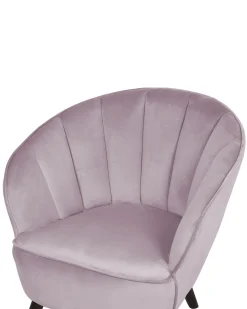 Sessel Samtstoff Rosa Dala