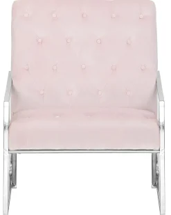 Sessel Samtstoff Rosa Harstad