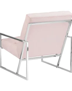 Sessel Samtstoff Rosa Harstad