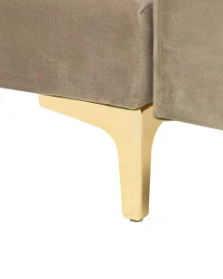 Sessel Samtstoff Sandbeige Aberdeen