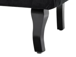 Sessel Samtstoff Schwarz Alta