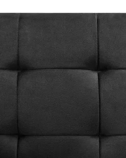 Sessel Samtstoff Schwarz Aberdeen