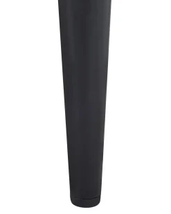 Sessel Samtstoff Senfgelb / Schwarz Muscheldesign Lovikka