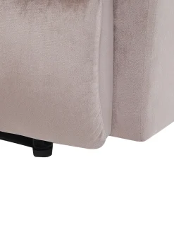 Sessel Samtstoff Taupe Verstellbar Mit Fusstutze Eslov