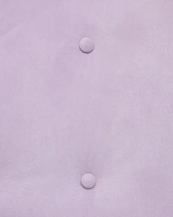 Sessel Samtstoff Violett Plus Hocker Vejle