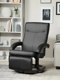 Sessel Schwarz Kunstleder Might