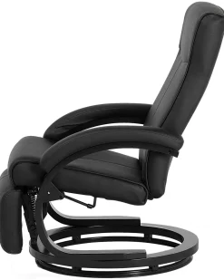 Sessel Schwarz Kunstleder Might