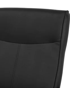 Sessel Schwarz Kunstleder Might