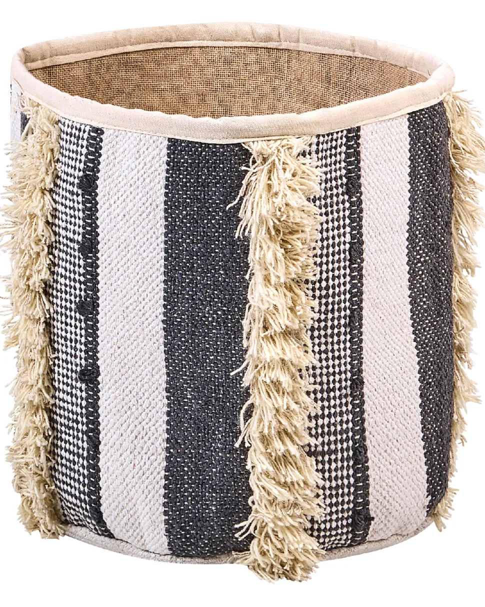 Set Aus 2 Baumwollkorbe Beige/Grau Kotkai