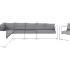 Set Kissenbezuge Fur Lounge Set Xxl Grau