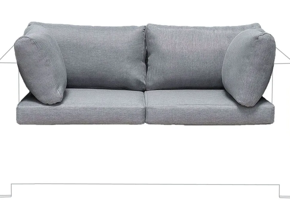 Set Kissenbezuge Fur Lounge Set Milano Grau