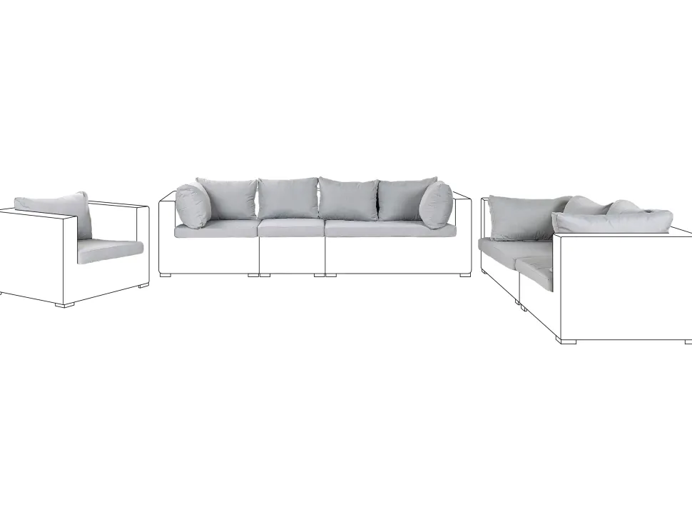 Set Kissenbezuge Fur Maestro Ii Grau