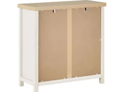 Sideboard Beige / Heller Holzfarbton 2 Schubladen Schrank Clio