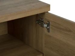 Sideboard Dunkler Holzfarbton 2 Turen Timber