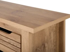 Sideboard Heller Holzfarbton 3 Schubladen Schrank Agora