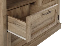 Sideboard Heller Holzfarbton 2 Schubladen Schrank Toronto