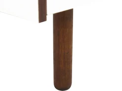 Sideboard Weis / Dunkler Holzfarbton 2 Schranke 2 Schubladen Madera