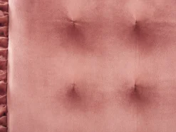 Sitzkissen Fur Stuhl Samtstoff Rosa Mit Ruschen 40 X 40 Cm Kalanchoe