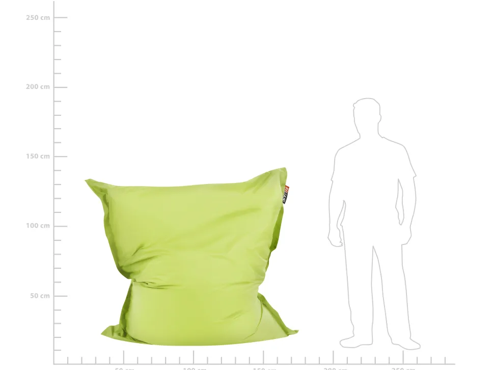 Sitzsack Mit Innensack Fur In- Und Outdoor 140 X 180 Cm Grun Fuzzy