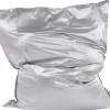 Sitzsack Mit Innensack Fur In- Und Outdoor 180 X 230 Cm Silber Fuzzy