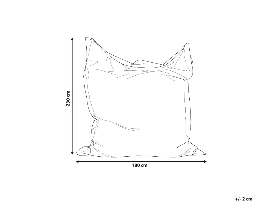 Sitzsack Mit Innensack Fur In- Und Outdoor 180 X 230 Cm Gelb Fuzzy