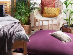 Sitzsack Mit Innensack Fur In- Und Outdoor 140 X 180 Cm Lila Fuzzy