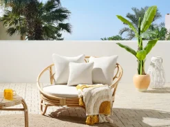Sonneninsel Rattan Naturlich Auflagen Beige Rossano