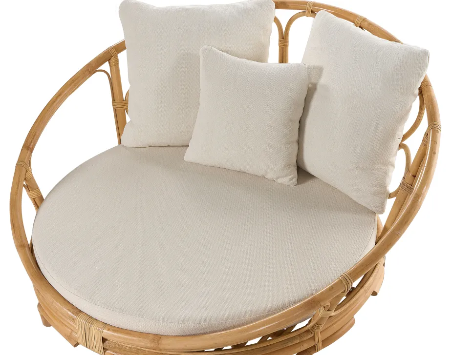 Sonneninsel Rattan Naturlich Auflagen Beige Rossano