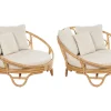 Sonneninsel Rattan Naturlich Auflagen Beige 2Er Set Rossano