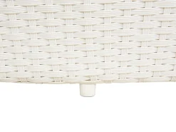 Sonneninsel Rattan Weis Sonnendach Grau Sylt