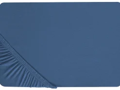 Spannbettlaken Baumwolle Marineblau 90 X 200 Cm Janbu
