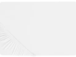 Spannbettlaken Baumwolle Weis 90 X 200 Cm Janbu