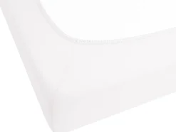 Spannbettlaken Baumwolle Weis 90 X 200 Cm Janbu