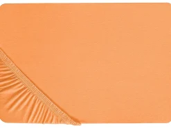 Spannbettlaken Baumwolle Orange 90 X 200 Cm Janbu