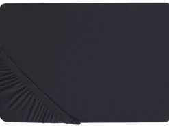 Spannbettlaken Baumwolle Schwarz 200 X 200 Cm Janbu