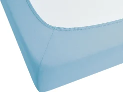 Spannbettlaken Hellblau Baumwolle 90 X 200 Cm Hofuf
