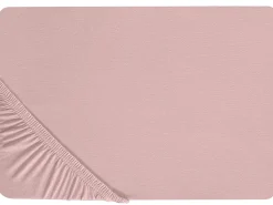 Spannbettlaken Rosa Baumwolle 90 X 200 Cm Hofuf
