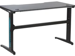 Spieltisch Schwarz 120 X 60 Cm Rgb Led-Beleuchtung Doran