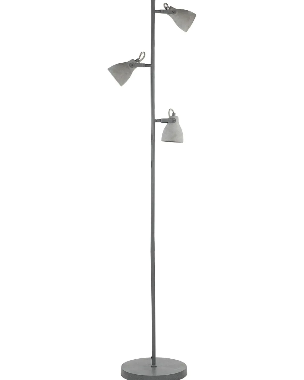 Stehlampe Beton Hellgrau 163 Cm Glockenform Mistago