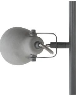 Stehlampe Beton Hellgrau 163 Cm Glockenform Mistago