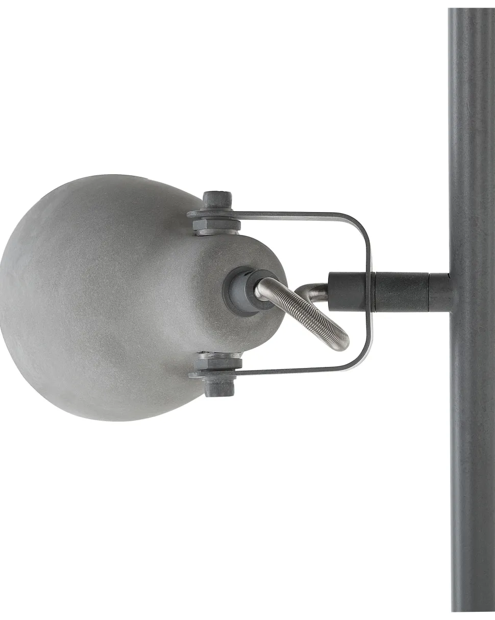 Stehlampe Beton Hellgrau 163 Cm Glockenform Mistago