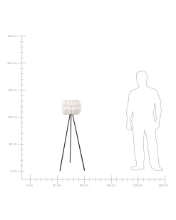 Stehlampe Dreifus Weis Hunter