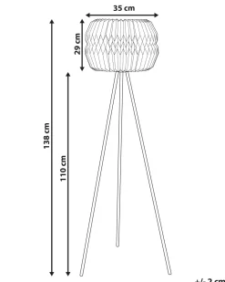 Stehlampe Dreifus Weis Hunter