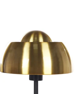 Stehlampe Gold / Schwarz 148 Cm Rund Senette