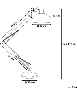Stehlampe Kupfer 175 Cm Glockenform Parana