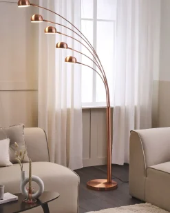 Stehlampe Kupfer 210 Cm Rund Flinders