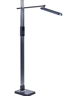 Stehlampe Led Dunkelgrau 144 Cm Rechteckig Aquarius