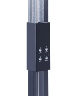 Stehlampe Led Dunkelgrau 144 Cm Rechteckig Aquarius